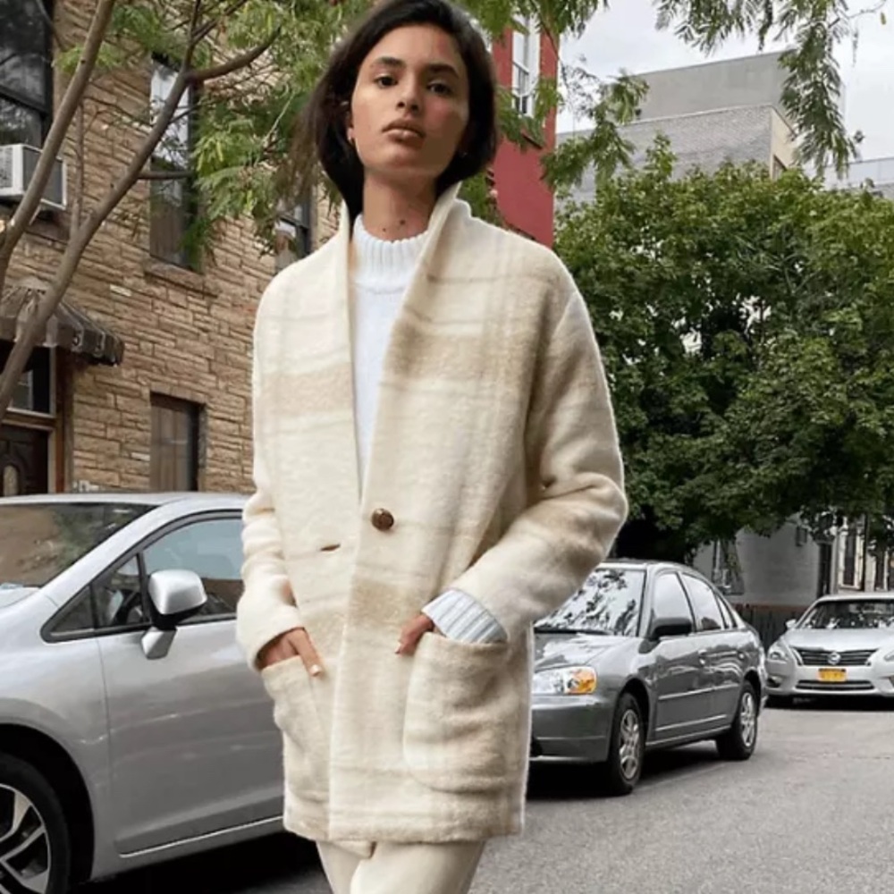 Wilfred Cream Teddy Jacket